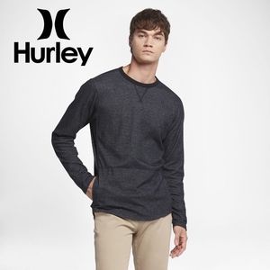 Hurley POLAR LIGHT Men's Crew Sweatshirt - Black